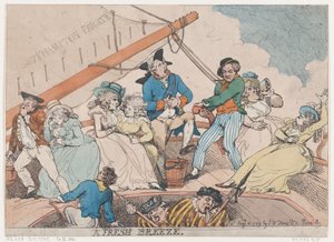 A Fresh Breeze, 4 de agosto de 1789., 4 de agosto de 1789. de Thomas Rowlandson