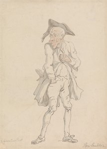 Um poeta de Grub Street de Thomas Rowlandson