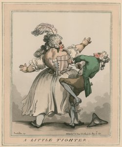 Um pouco mais apertado de Thomas Rowlandson