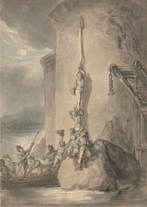 Uma Aventura Militar de Thomas Rowlandson
