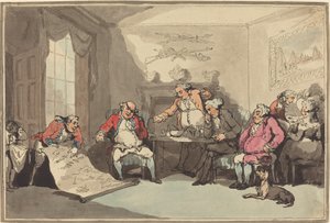 Reunião da milícia de Thomas Rowlandson
