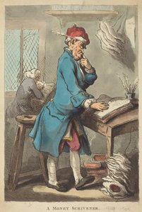 Um Escrivão Financeiro de Thomas Rowlandson