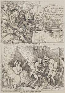 Um novo orador — A noite de núpcias de Thomas Rowlandson
