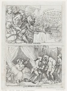 Um novo orador e a noite de núpcias, 7 de fevereiro de 1789., 7 de fevereiro de 1789. de Thomas Rowlandson