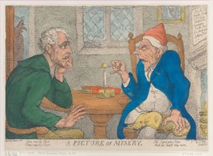 Um retrato da miséria, 10 de abril de 1811., 10 de abril de 1811. de Thomas Rowlandson