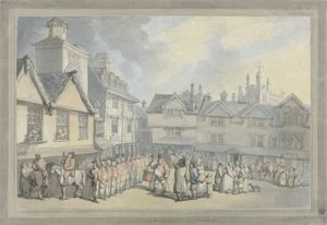 Uma Análise num Mercado de Thomas Rowlandson