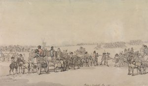 Uma crítica sobre Blackheath, maio de 1785 de Thomas Rowlandson