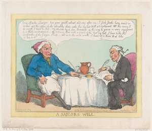 Testamento de um marinheiro, 25 de maio de 1805., 25 de maio de 1805. de Thomas Rowlandson