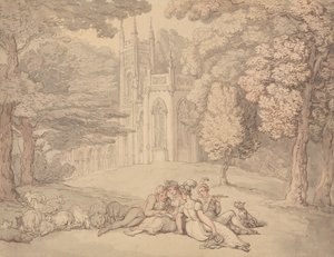 Um idílio de verão de Thomas Rowlandson