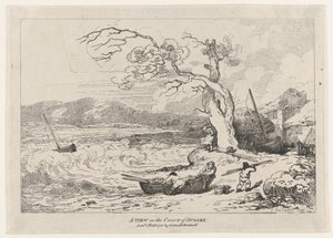 A View on the Coast of Sussex, 1 de outubro de 1785., 1 de outubro de 1785. de Thomas Rowlandson
