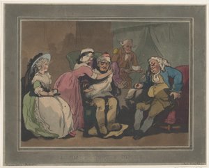 Uma visita ao tio, 20 de dezembro de 1794., 20 de dezembro de 1794 de Thomas Rowlandson