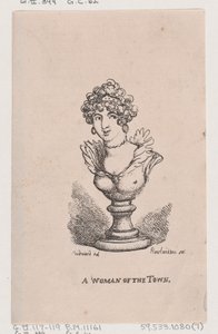 Uma mulher da cidade, abril de 1808., abril de 1808. de Thomas Rowlandson