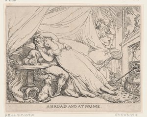No exterior e em casa, 28 de fevereiro de 1807., 28 de fevereiro de 1807. de Thomas Rowlandson