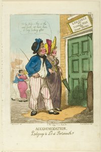 Alojamento, ou alojamentos para alugar Portsmouth de Thomas Rowlandson