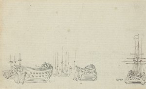 Desenho do álbum de Thomas Rowlandson