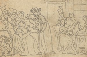 Desenho do álbum de Thomas Rowlandson