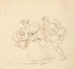 Desenho do álbum de Thomas Rowlandson