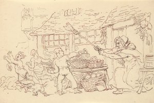 Desenho do álbum de Thomas Rowlandson