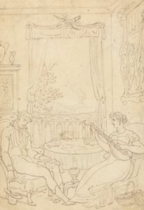 Desenho do álbum de Thomas Rowlandson