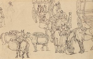 Desenho do álbum de Thomas Rowlandson