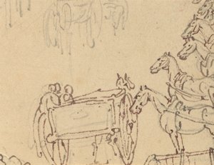 Desenho do álbum de Thomas Rowlandson