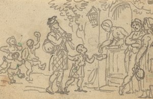 Desenho do álbum de Thomas Rowlandson