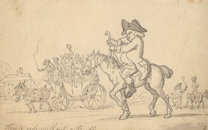 Desenho do álbum de Thomas Rowlandson