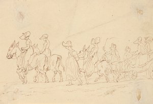 Desenho do álbum de Thomas Rowlandson