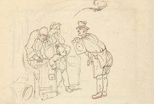 Desenho do álbum de Thomas Rowlandson
