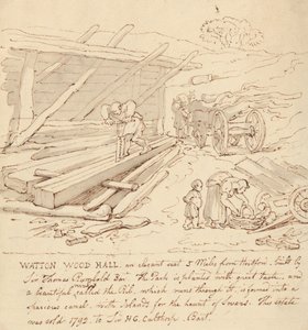 Desenho do álbum de Thomas Rowlandson