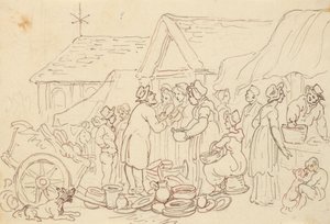 Desenho do álbum de Thomas Rowlandson