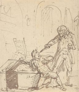 Desenho do álbum de Thomas Rowlandson