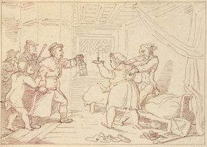 Desenho do álbum de Thomas Rowlandson