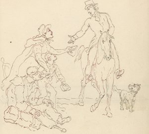 Desenho do álbum de Thomas Rowlandson