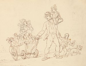 Desenho do álbum de Thomas Rowlandson