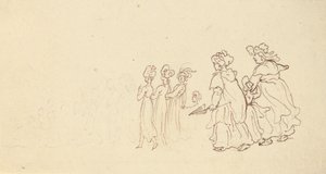 Desenho do álbum de Thomas Rowlandson