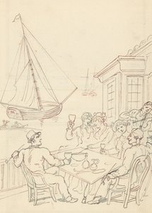 Desenho do álbum de Thomas Rowlandson