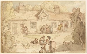 Alms House of Tottenham de Thomas Rowlandson
