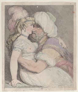 Um turco apaixonado de Thomas Rowlandson