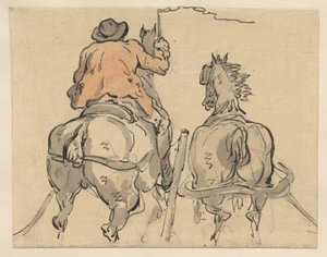 Um postilhão inglês de Thomas Rowlandson