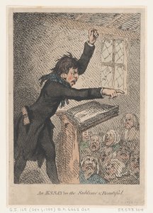 Um ensaio sobre o sublime e belo, 10 de abril de 1792., 10 de abril de 1792. de Thomas Rowlandson