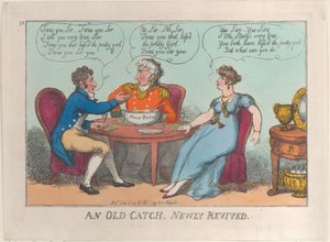 An Old Catch, Newly Revived, 18 de Julho de 1809., 18 de Julho de 1809. de Thomas Rowlandson