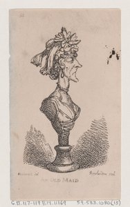 Uma Velha Donzela, 1808., 1808. de Thomas Rowlandson