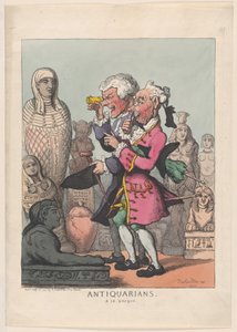 Antiquários à la Greque, 14 de julho de 1805., 14 de julho de 1805. de Thomas Rowlandson