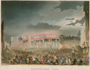 Feira de Bartolomeu de Thomas Rowlandson