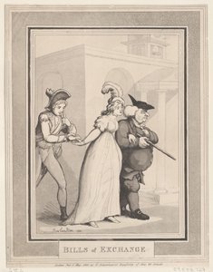 Letras de câmbio, 1º de maio de 1800., 1º de maio de 1800. de Thomas Rowlandson