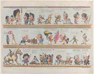 Borders for Rooms & Halls, Placa 10, 10 de julho de 1799., 10 de julho de 1799. de Thomas Rowlandson