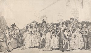 Espreguiçadeiras para o átrio do Box de Thomas Rowlandson