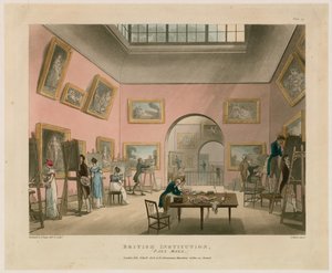 Instituição britânica, Pall Mall de Thomas Rowlandson