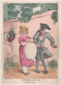 Sorrisos largos, ou uma piada negra, 4 de junho de 1812., 4 de junho de 1812. de Thomas Rowlandson